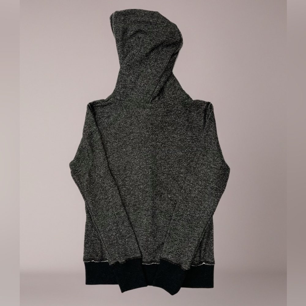 👩🏼‍🎤 NWT Lorna Jane Zip-Up Hoodie~Women’s Sz Sm~Charcoal & Black~Bright Logo - Picture 4 of 9